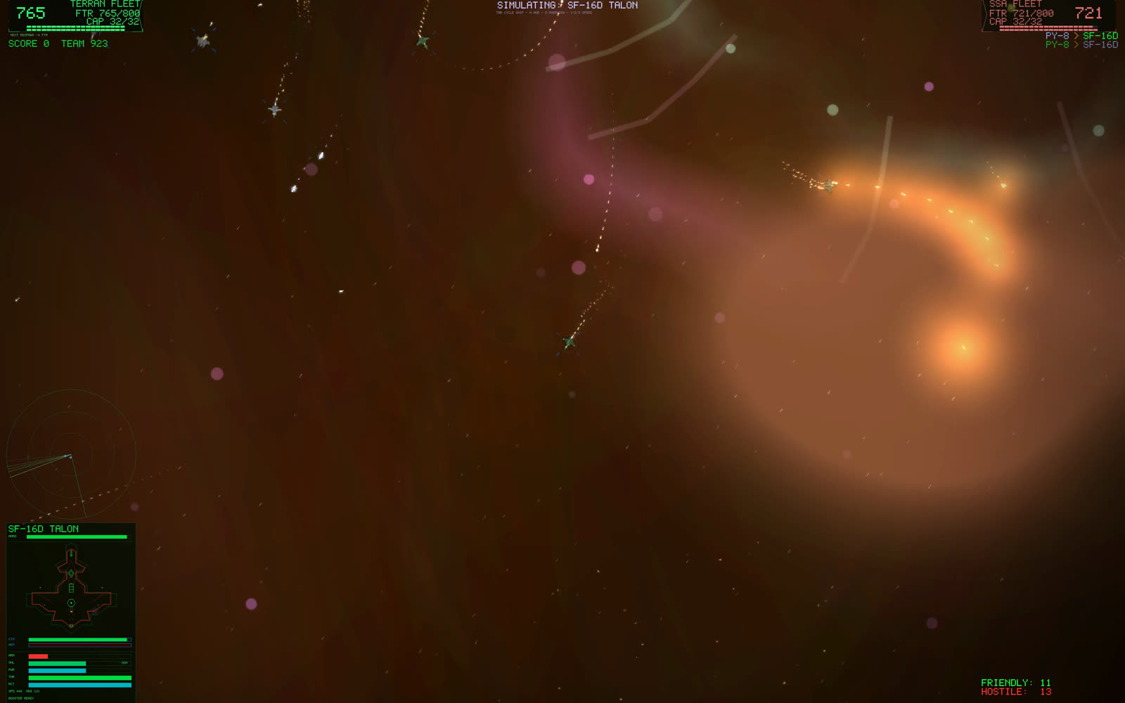In-game screenshot: Cinder Reveal, frame two