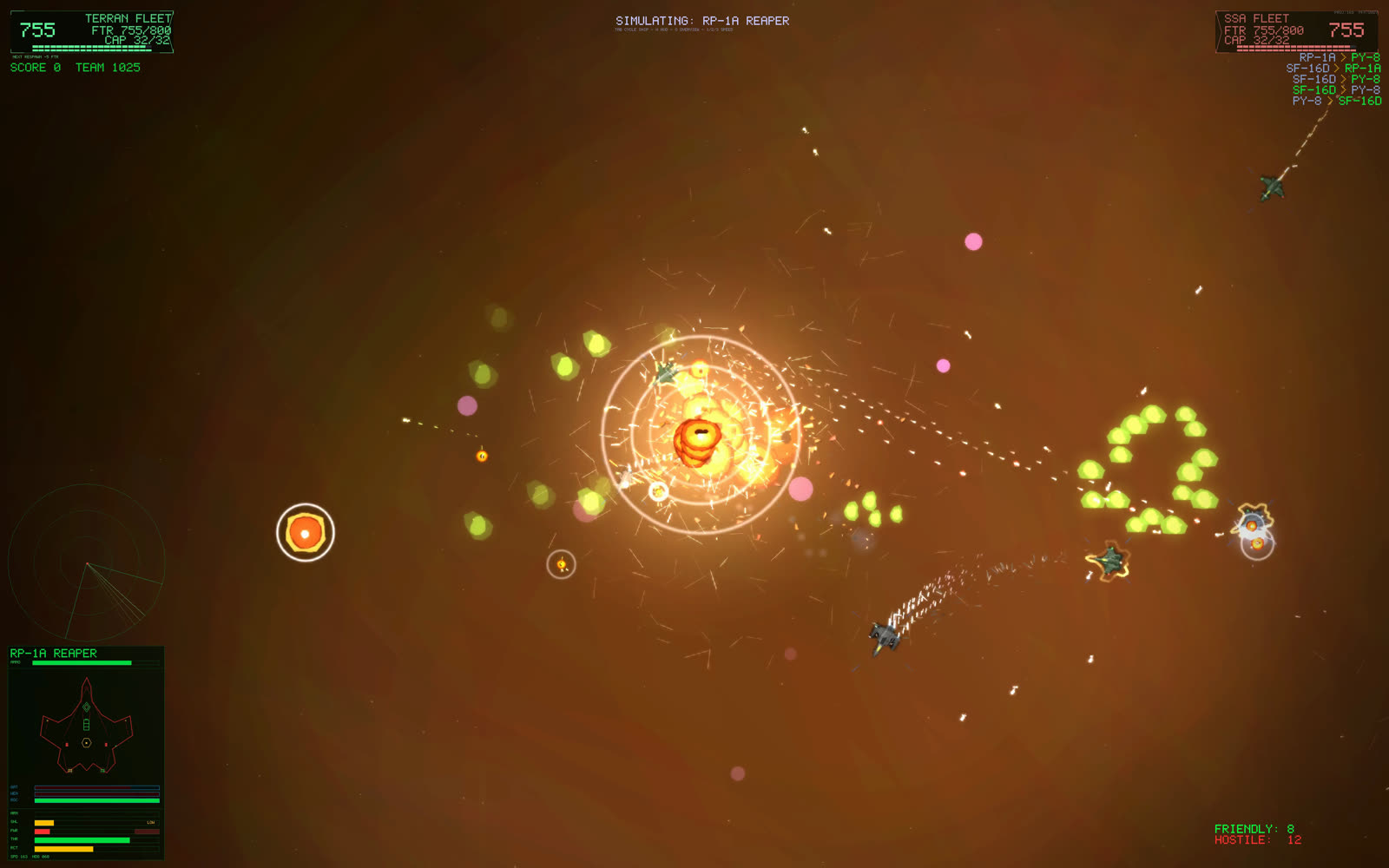 In-game screenshot: Magma Brawl, frame three