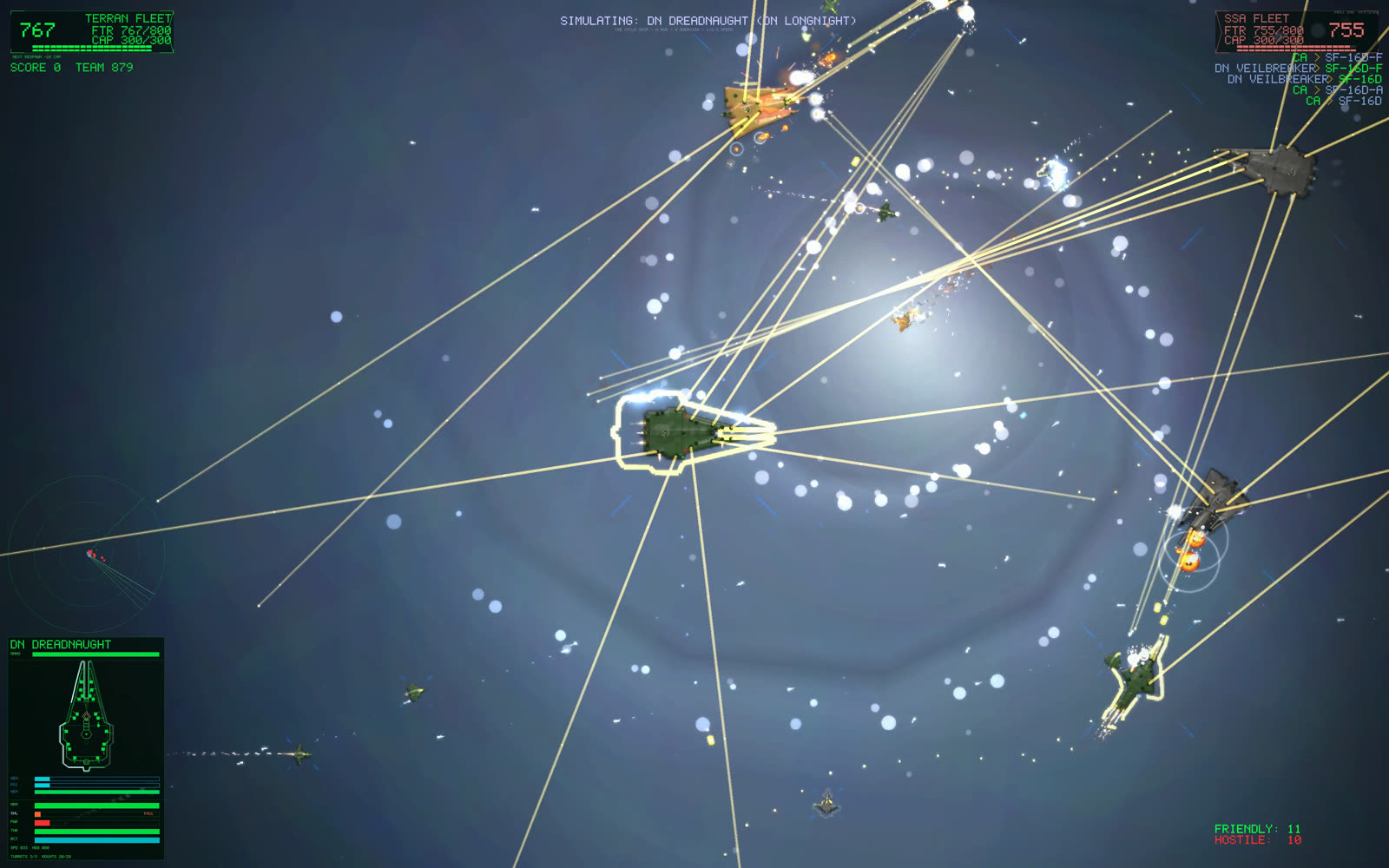 In-game screenshot: Storm Broadside, frame two