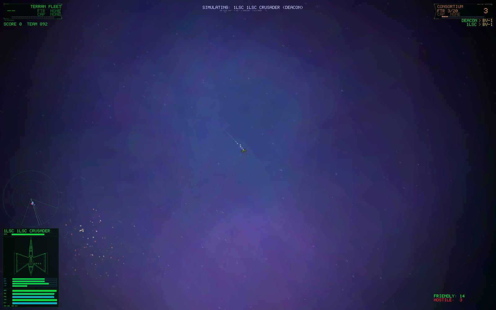 In-game screenshot: War Sortie, frame one