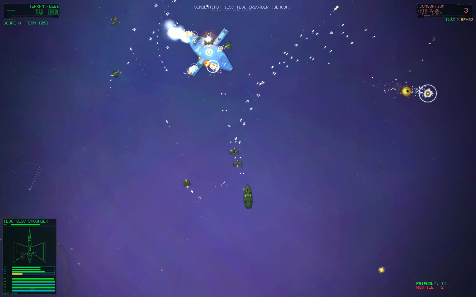 In-game screenshot: War Sortie, frame two